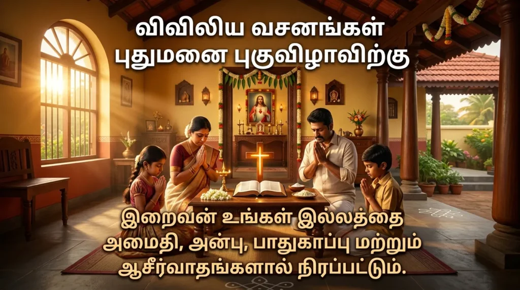 Bible Verses for House Blessing in Tamil