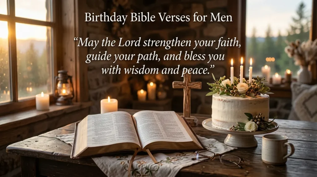Birthday Bible Verses for Men