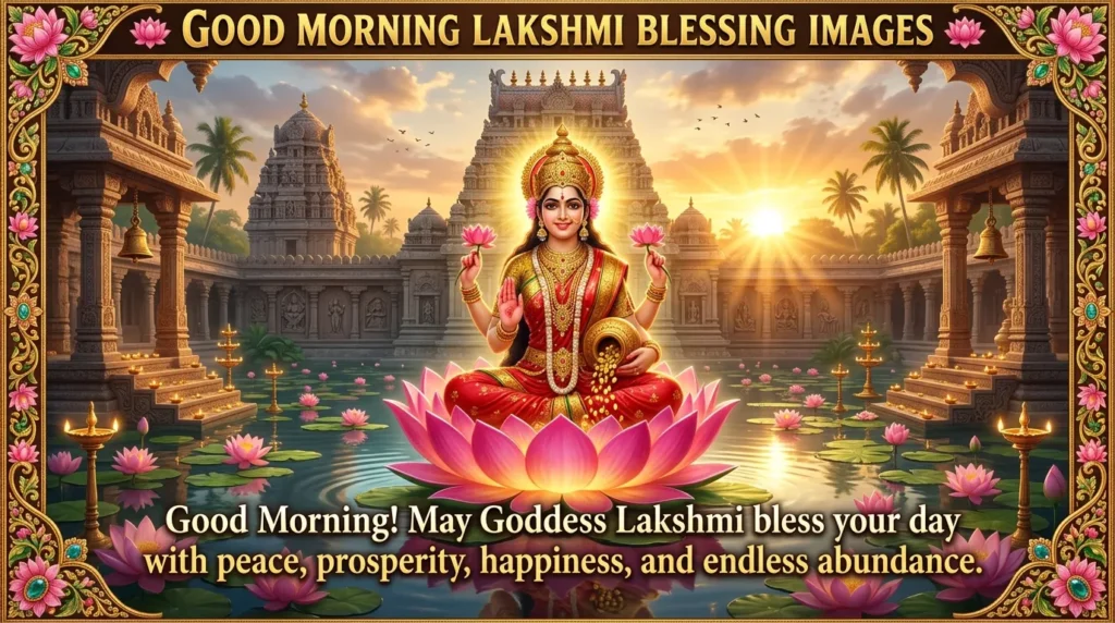 Good Morning Lakshmi Blessing Images