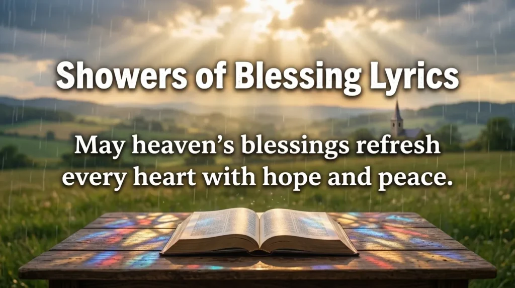 Showers of Blessing Lyrics