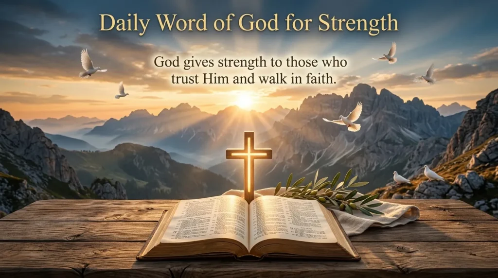 Daily Word of God for Strength