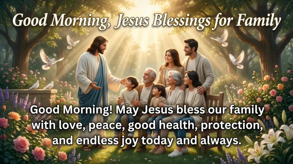 Good morning, Jesus. Blessings for Family