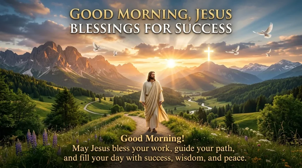 Good morning, Jesus. Blessings for Success