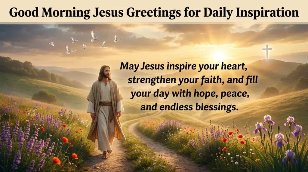 Good Morning Jesus Greetings for Daily Inspiration