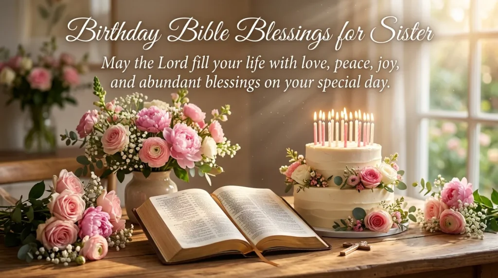 Birthday Bible Blessings for Sister