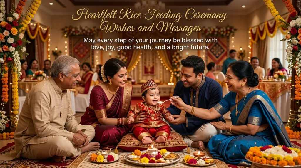 Heartfelt Rice Feeding Ceremony Wishes and Messages
