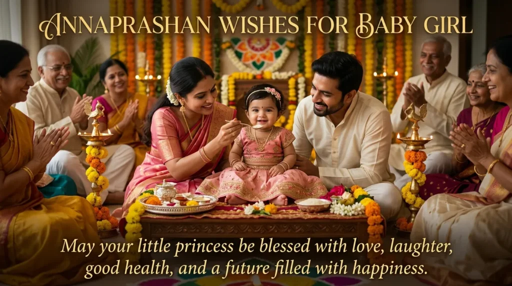 Annaprashan Wishes for Baby Girl
