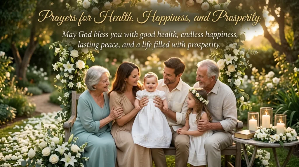 Prayers for Health, Happiness, and Prosperity