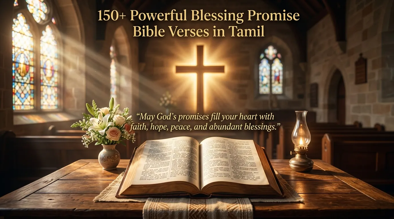 150+ Powerful Blessing Promise Bible Verses in Tamil