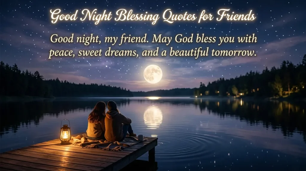 Good Night Blessing Quotes for Friends