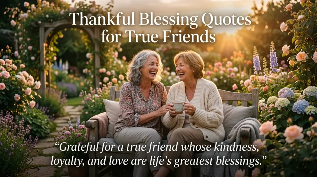 Thankful Blessing Quotes for True Friends