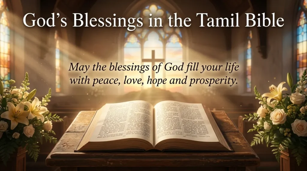God's Blessings in the Tamil Bible