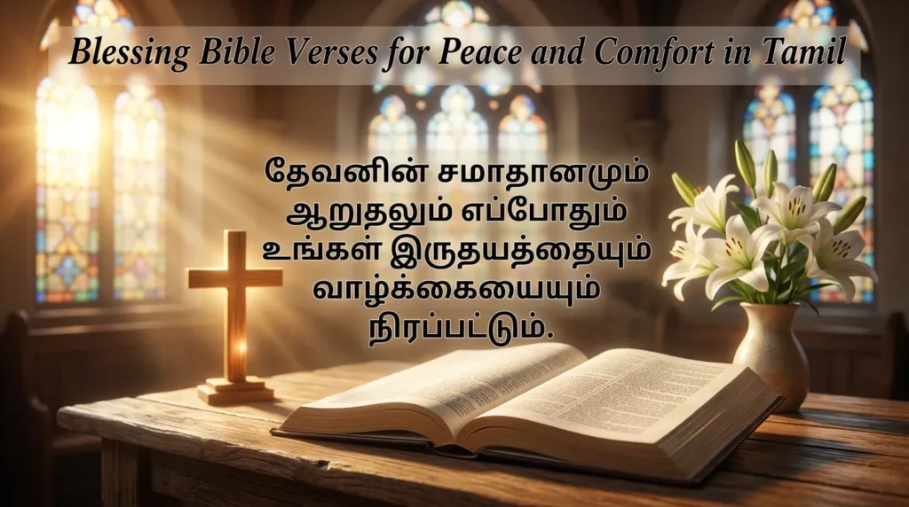 Blessing Bible Verses for Peace and Comfort in Tamil