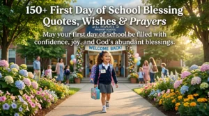 First Day of School Blessing Quotes
