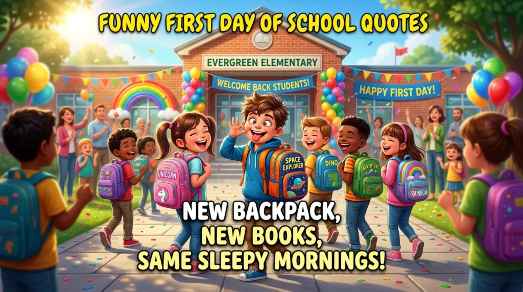 Funny First Day of School Quotes