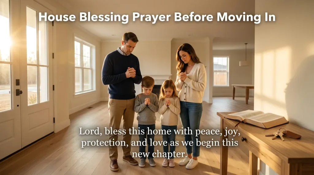 House Blessing Prayer Before Moving In