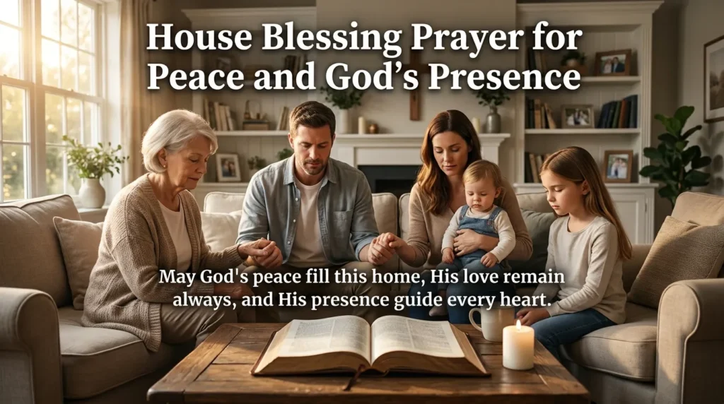 House Blessing Prayer for Peace and God's Presence