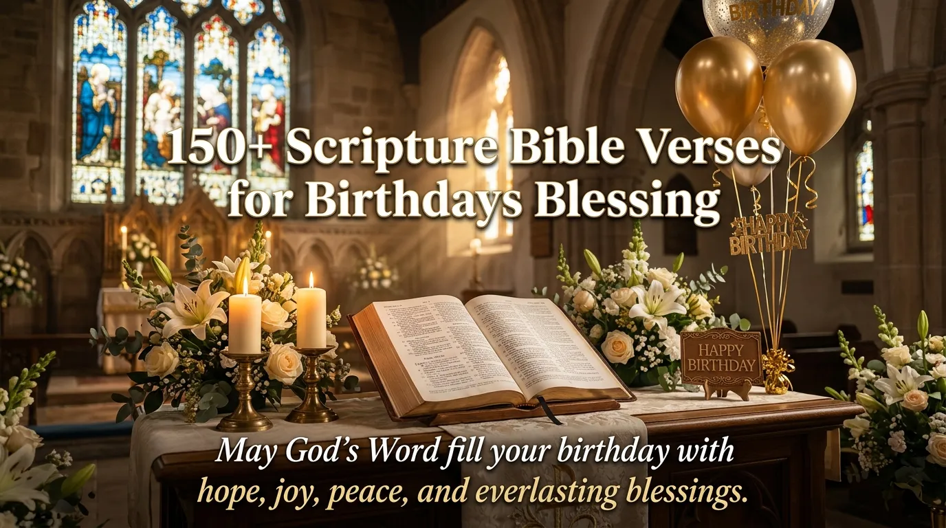Best Scripture Bible Verses for Birthdays Blessing