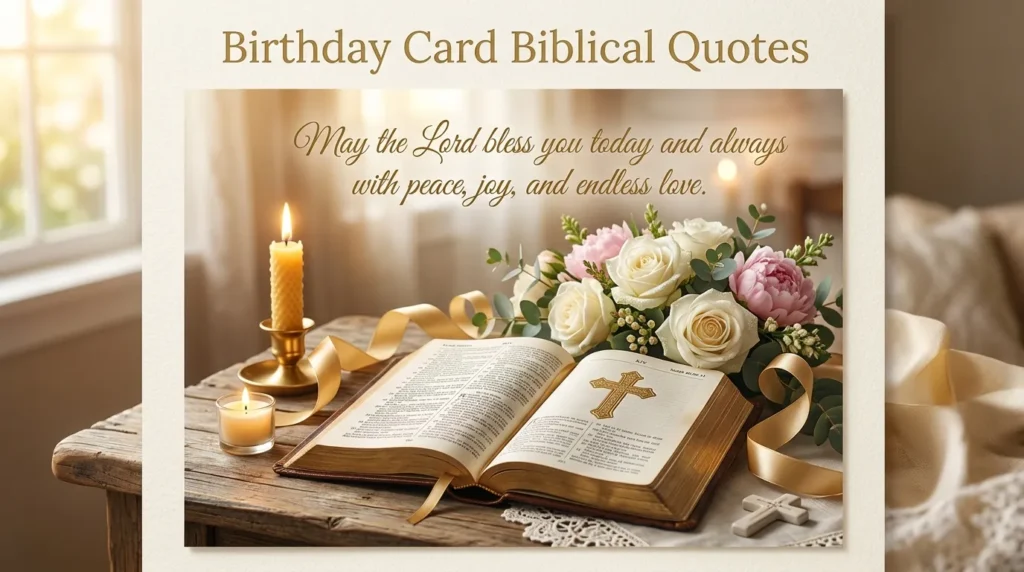 Birthday Card Biblical Quotes