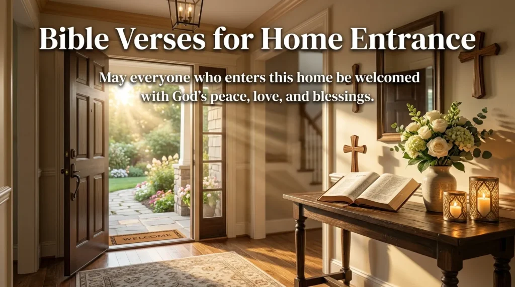 Bible Verses for Home Entrance