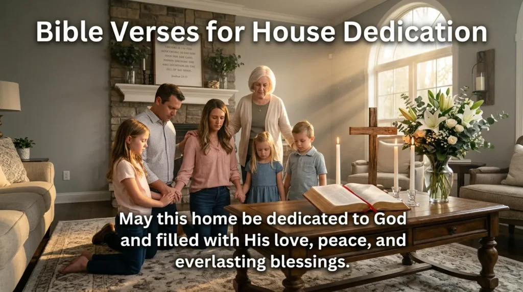 Bible Verses for House Dedication