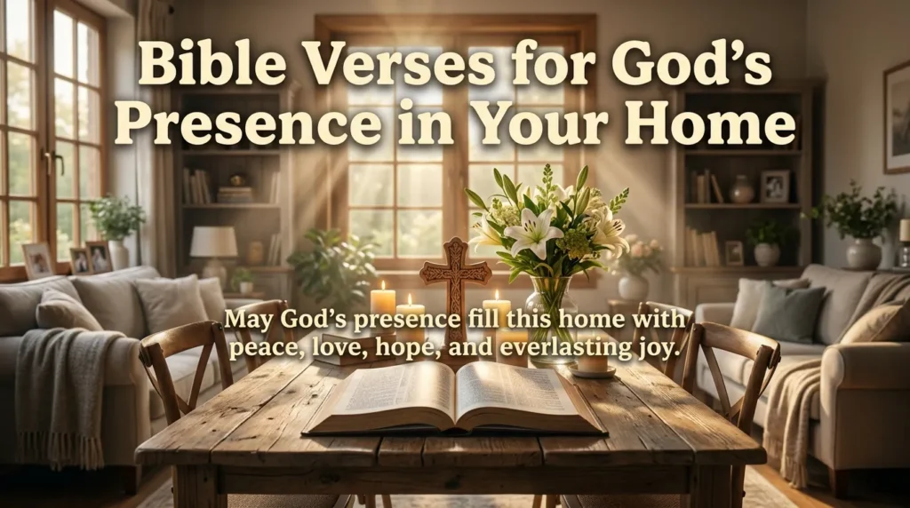 Bible Verses for God's Presence in Your Home