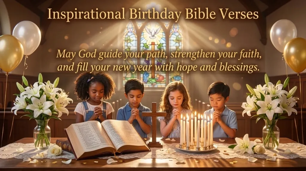 Inspirational Birthday Bible Verses