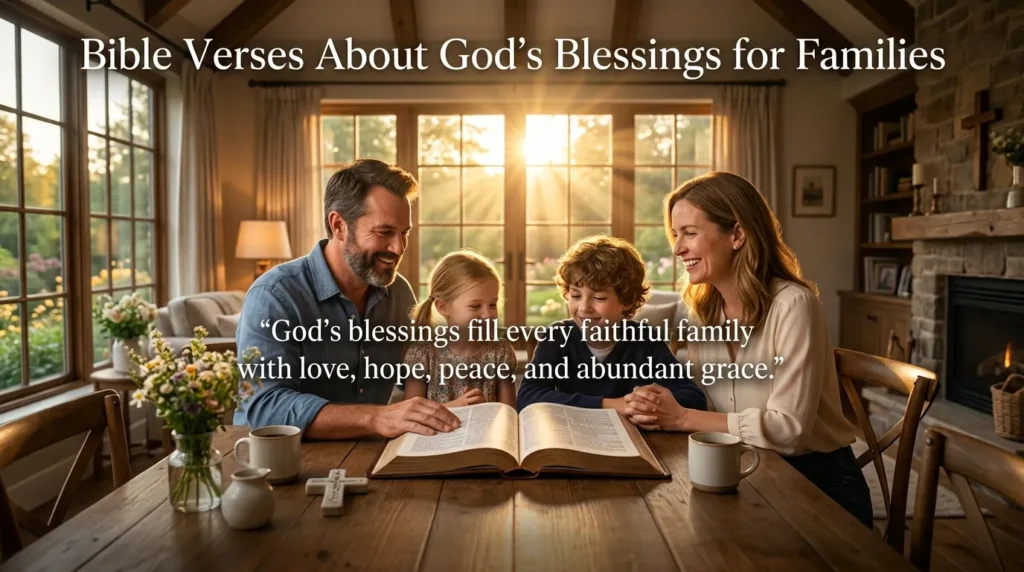 Bible Verses About God's Blessings for Families