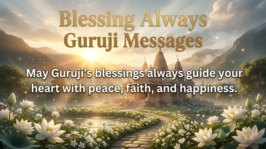 Blessing Always Guruji Messages