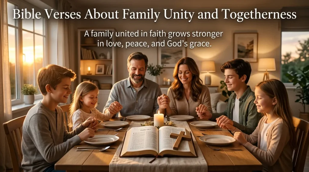 Bible Verses About Family Unity and Togetherness