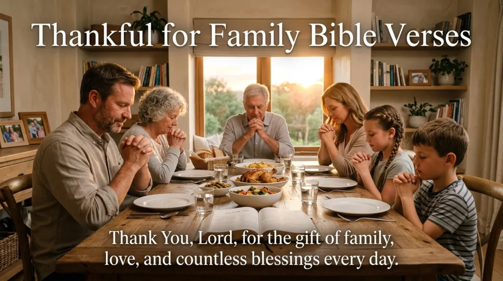 Thankful for Family Bible Verses