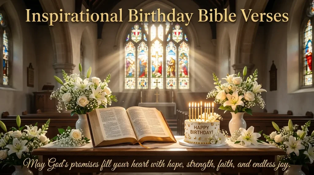 Inspirational Birthday Bible Verses