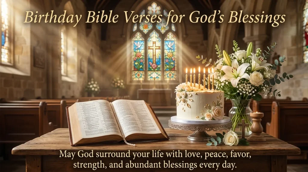 Birthday Bible Verses for God's Blessings