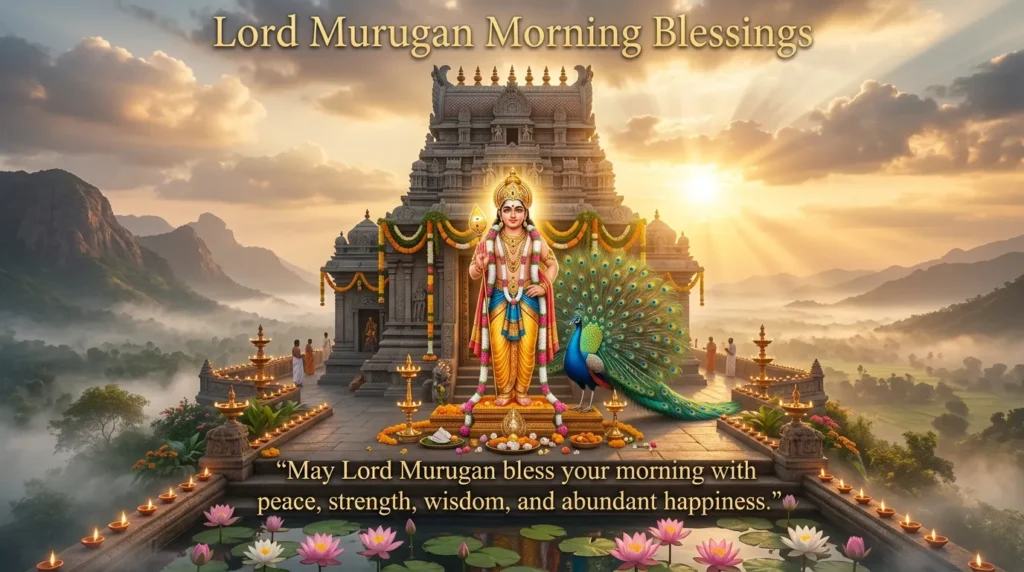 Lord Murugan Morning Blessings