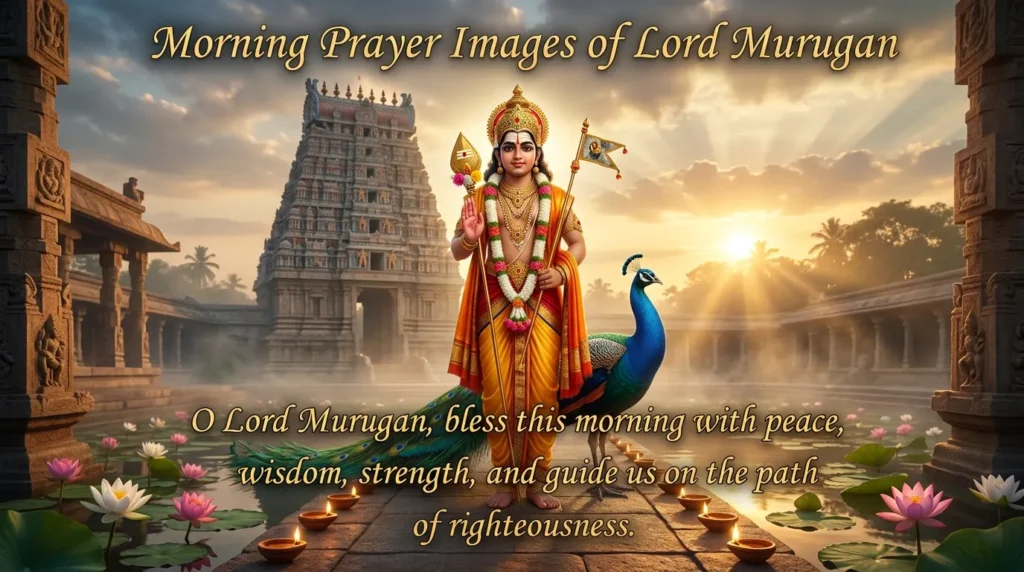 Morning Prayer Images of Lord Murugan