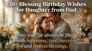 150+ Blessing Birthday Wishes for Daughter from Dad