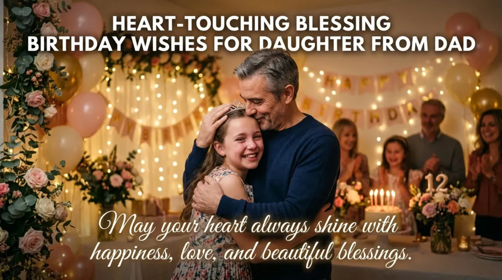 Heart-Touching Blessing Birthday Wishes for Daughter from Dad
