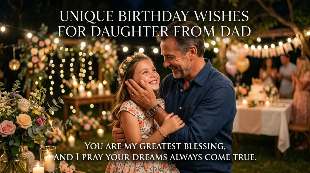 Unique Birthday Wishes for Daughter from Dad