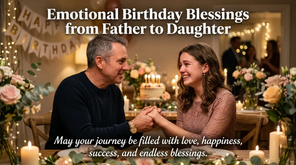 Emotional Birthday Blessings from Father to Daughter