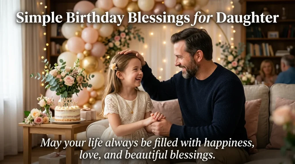 Simple Birthday Blessings for Daughter