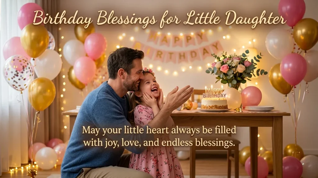 Birthday Blessings for Little Daughter