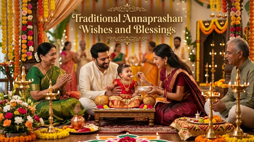 Traditional Annaprashan Wishes and Blessings