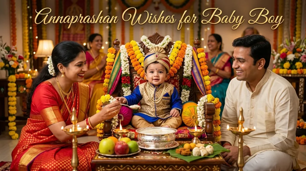 Annaprashan Wishes for Baby Boy