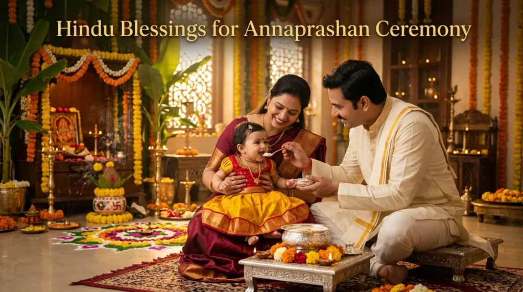 Hindu Blessings for Annaprashan Ceremony