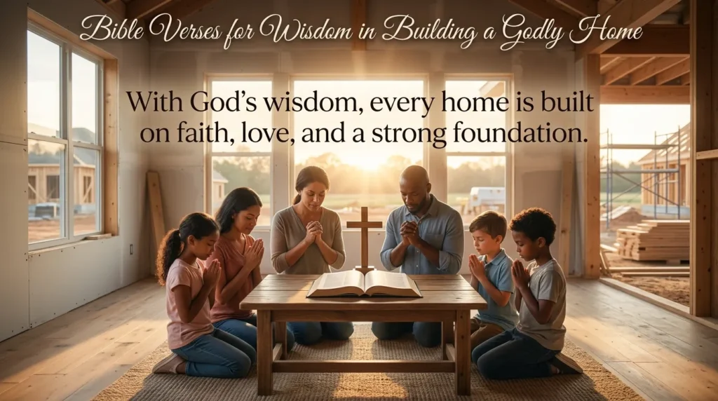 Bible Verses for Wisdom in Building a Godly Home