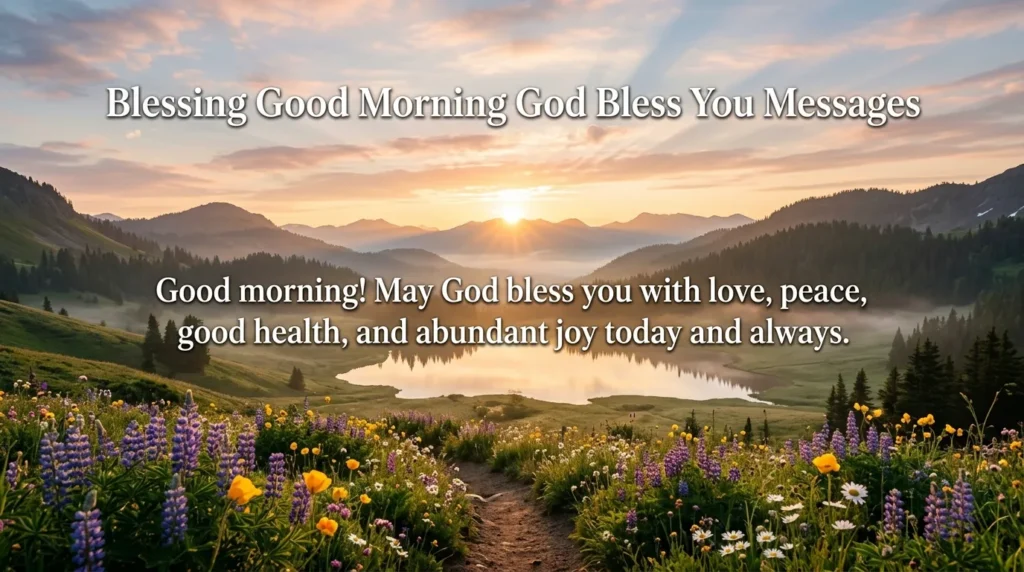 Blessing Good Morning God Bless You Messages