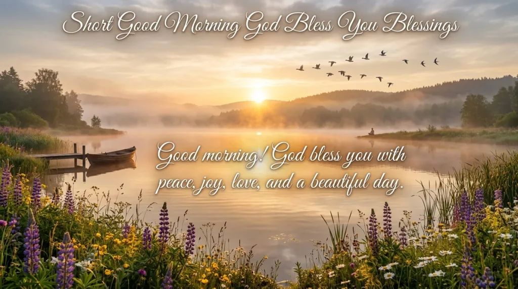 Short Good Morning God Bless You Blessings