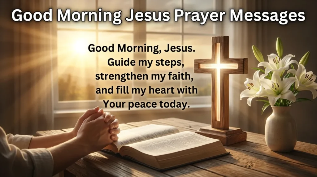 Good Morning Jesus Prayer Messages