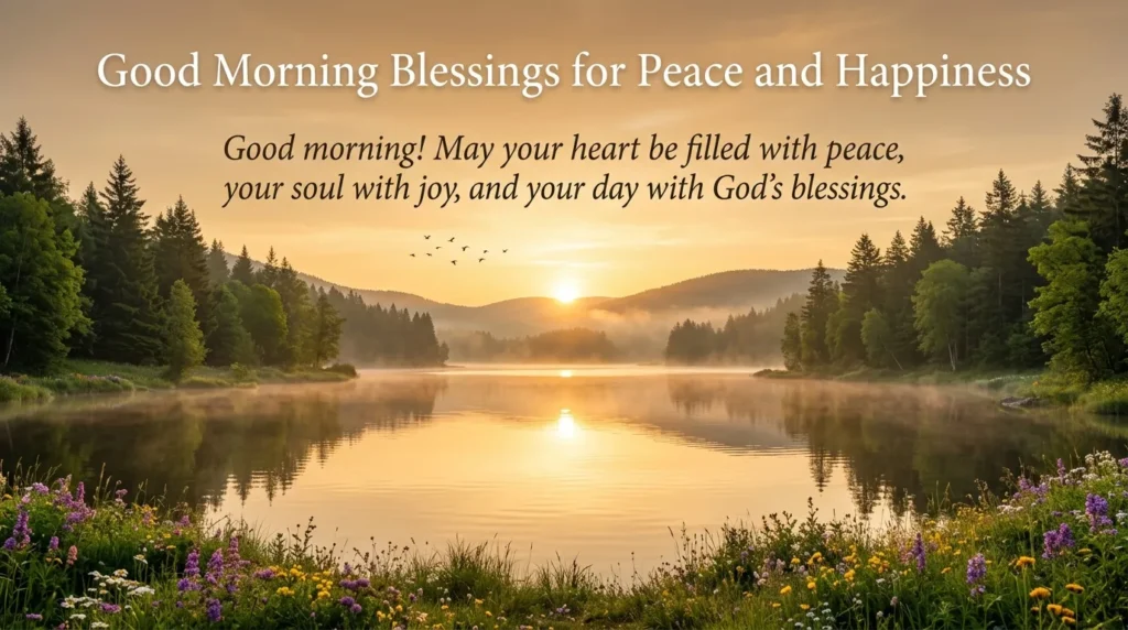 Good Morning Blessings for Peace and Happiness