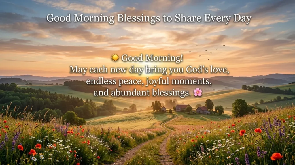 Good Morning Blessings to Share Every Day